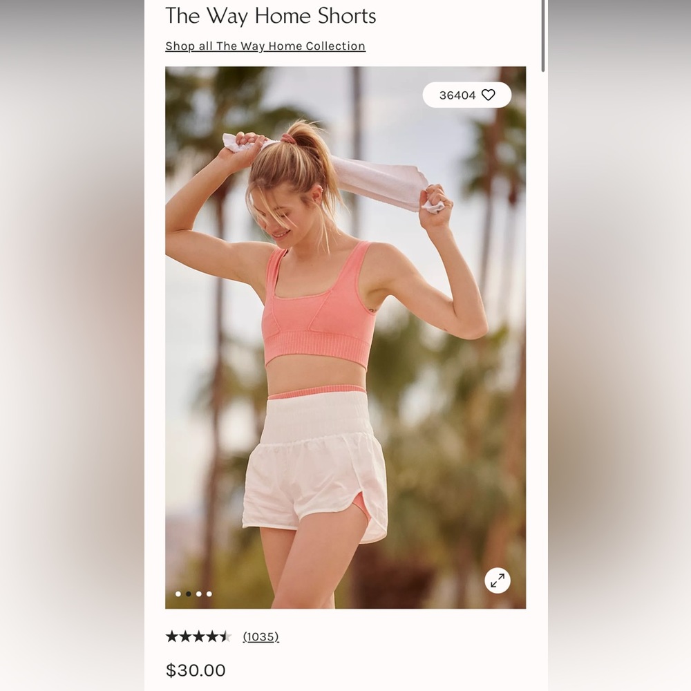 Free People The Way Home Shorts